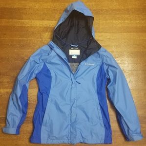 Columbia Arcadia II Rain Jacket, Small, Blue